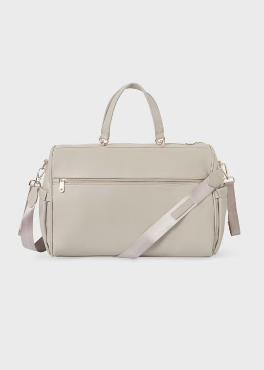 Combo Pañalera Bolso + Nevera y Cambiador Volante Bebé Mayoral Topo