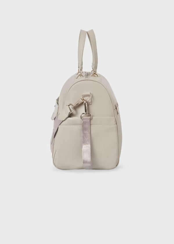 Combo Pañalera Bolso + Nevera y Cambiador Volante Bebé Mayoral Topo