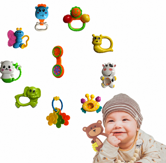 Juego De Sonajeros x10 Go Baby
