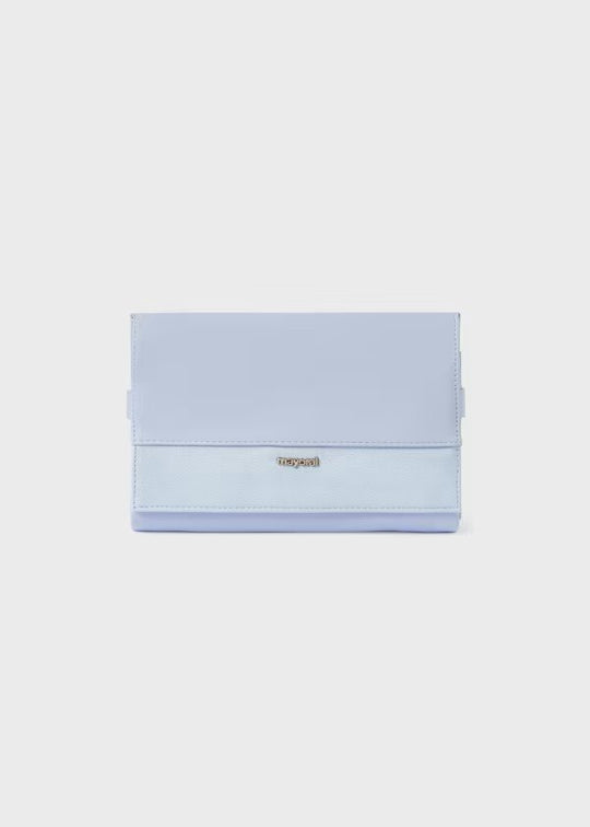 Combo Pañalera Bolso Acolchado + Neceser Oval Bebé Mayoral Cielo