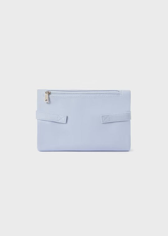 Combo Pañalera Bolso Acolchado + Neceser Oval Bebé Mayoral Cielo