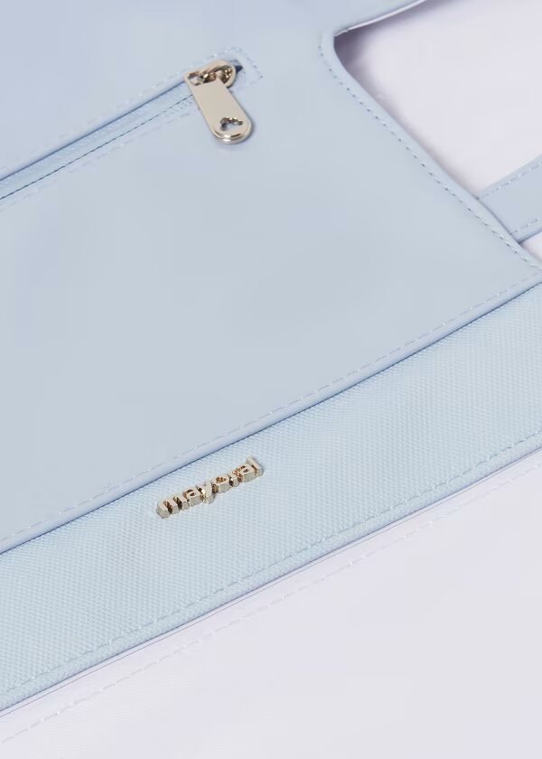 Combo Pañalera Bolso Acolchado + Neceser Oval Bebé Mayoral Cielo