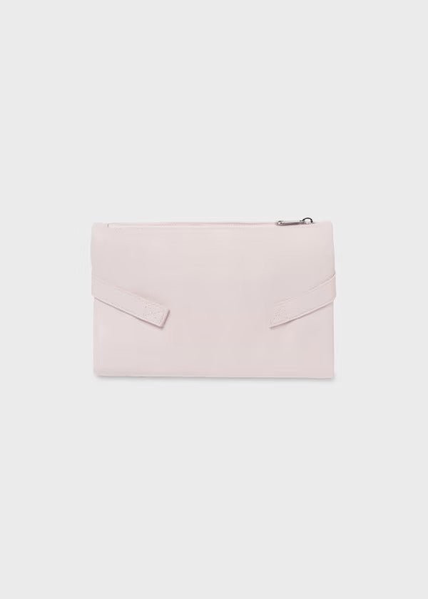 Combo Pañalera Bolso + Neceser y Cambiador Flecos Bebé Mayoral Baby Pink