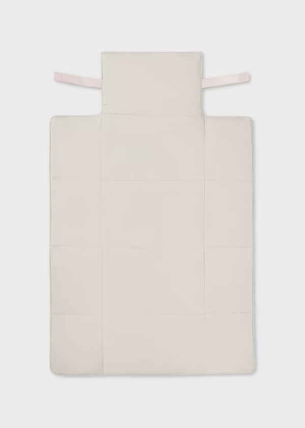 Combo Pañalera Bolso + Neceser y Cambiador Flecos Bebé Mayoral Baby Pink