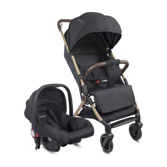 Coche Para Bebé Compacto Travel System Micro Bebesit Negro