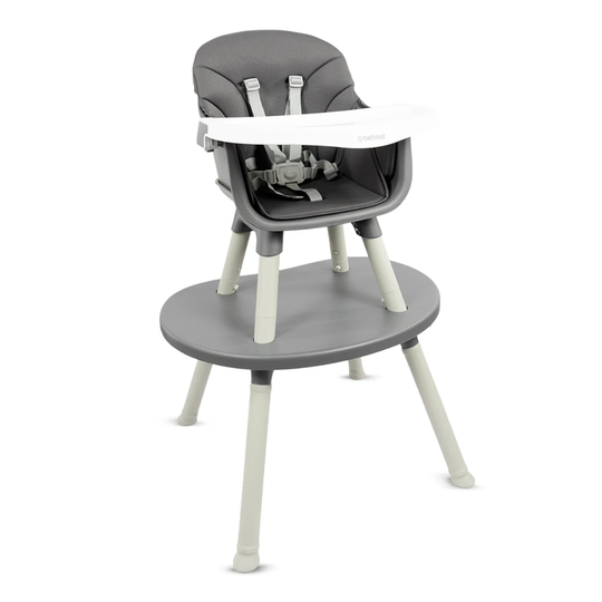 Silla Comedor 3 en 1 Baby Desk Bebesit Gris
