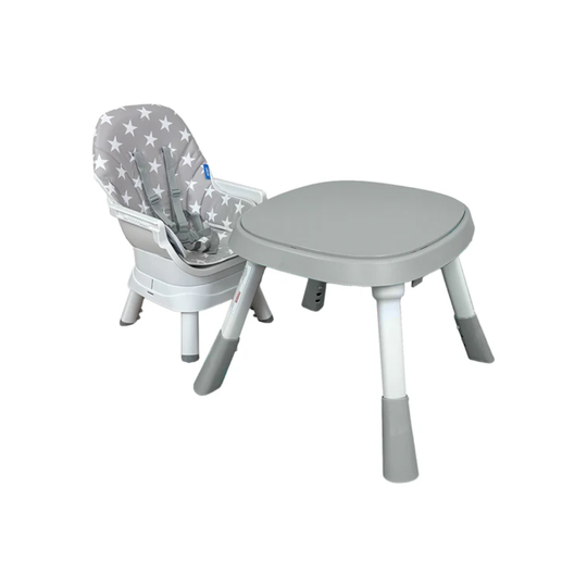 Silla Comedor Bebé 12en1 Priori Yae Gris