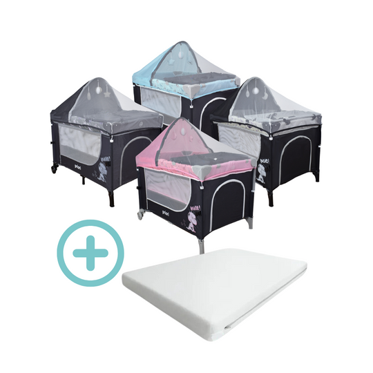 Corral Cuna Colecho Madison Priori + Colchón Ultra Suave Cloudbaby