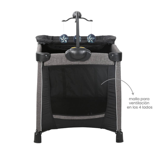 Cuna Corral Toronto Premium Baby Negro