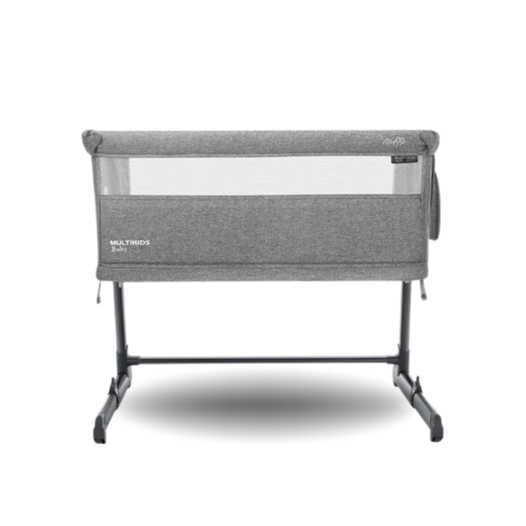 Corral Cuna Colecho Portable Bedside Nest Gris + Colchoneta Ultrasuave