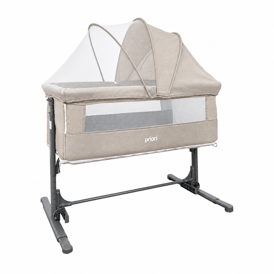 Cuna Colecho Mesedora Para Bebé Minia Priori Beige