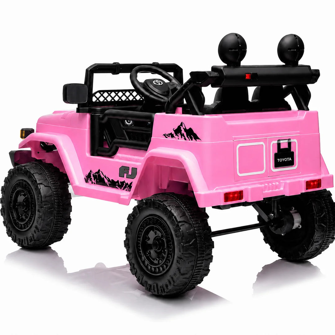 Automóvil Eléctrico Para Niños Toyota Rosa