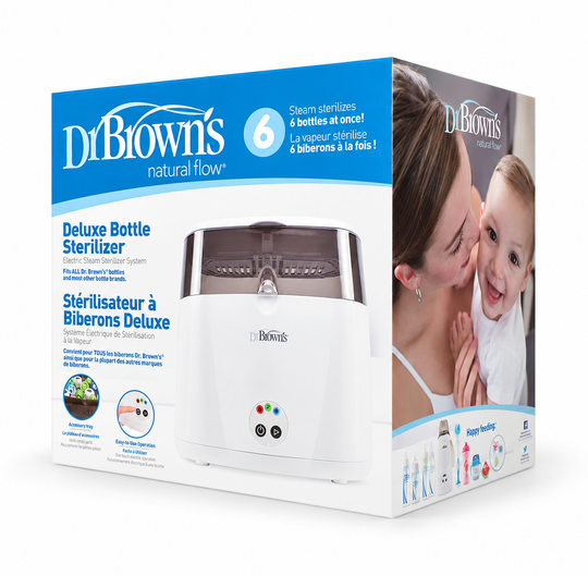 Esterilizador de Teteros Eléctrico Indicador Ciclo Dr. Brown´s