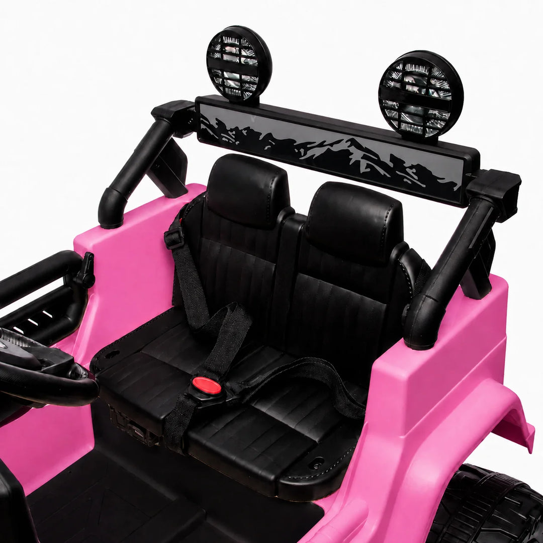 Automóvil Eléctrico Para Niños Toyota Rosa