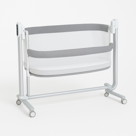 Corral Cuna Colecho Eléctrica Multifuncional Pupikids Gris