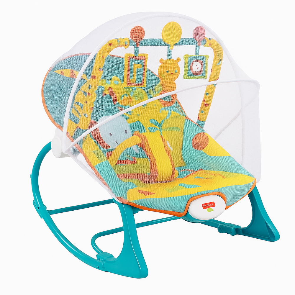 Silla Mecedora Rocker Elefante Multicolor