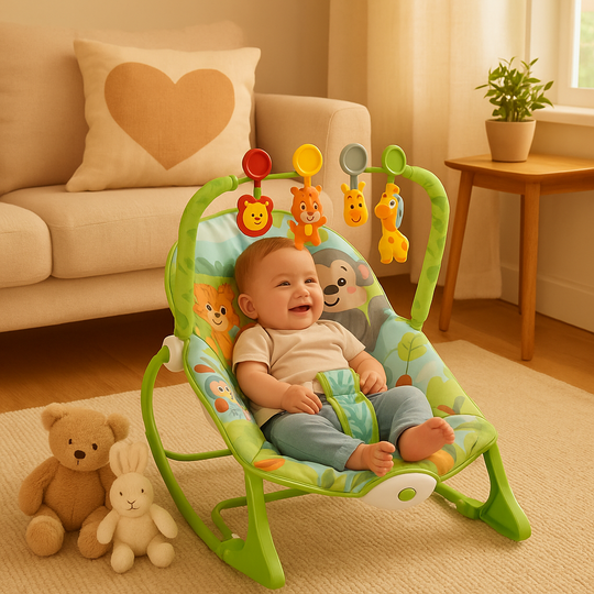 Silla Mecedora Rocker Ardilla Verde