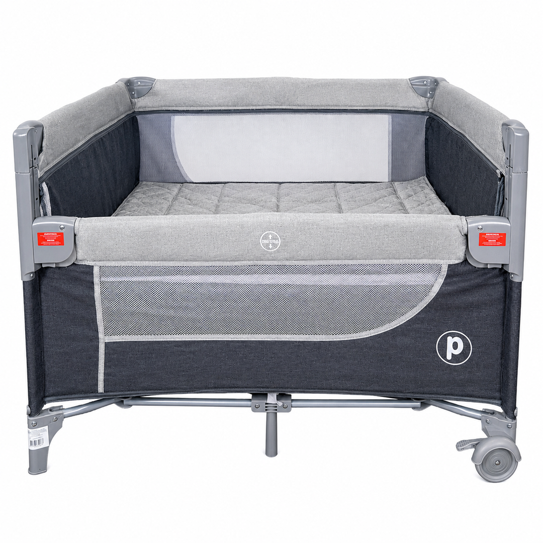 Corral Cuna Colecho Madison Plus - Priori  Gris