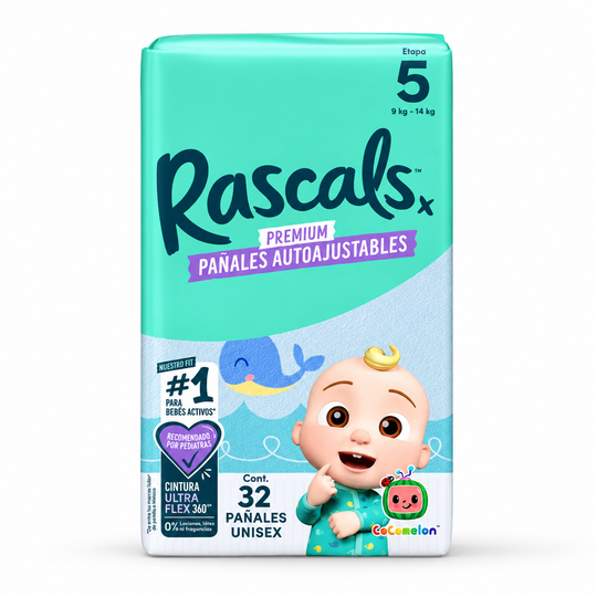 Pañales Cocomelon Rascals Pants T5 X 32 Unds