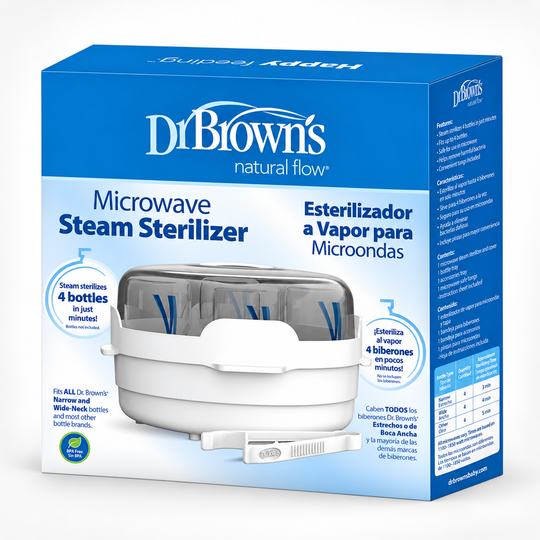 Esterilizador De Chupos y Teteros Dr Brown´s Para Microondas
