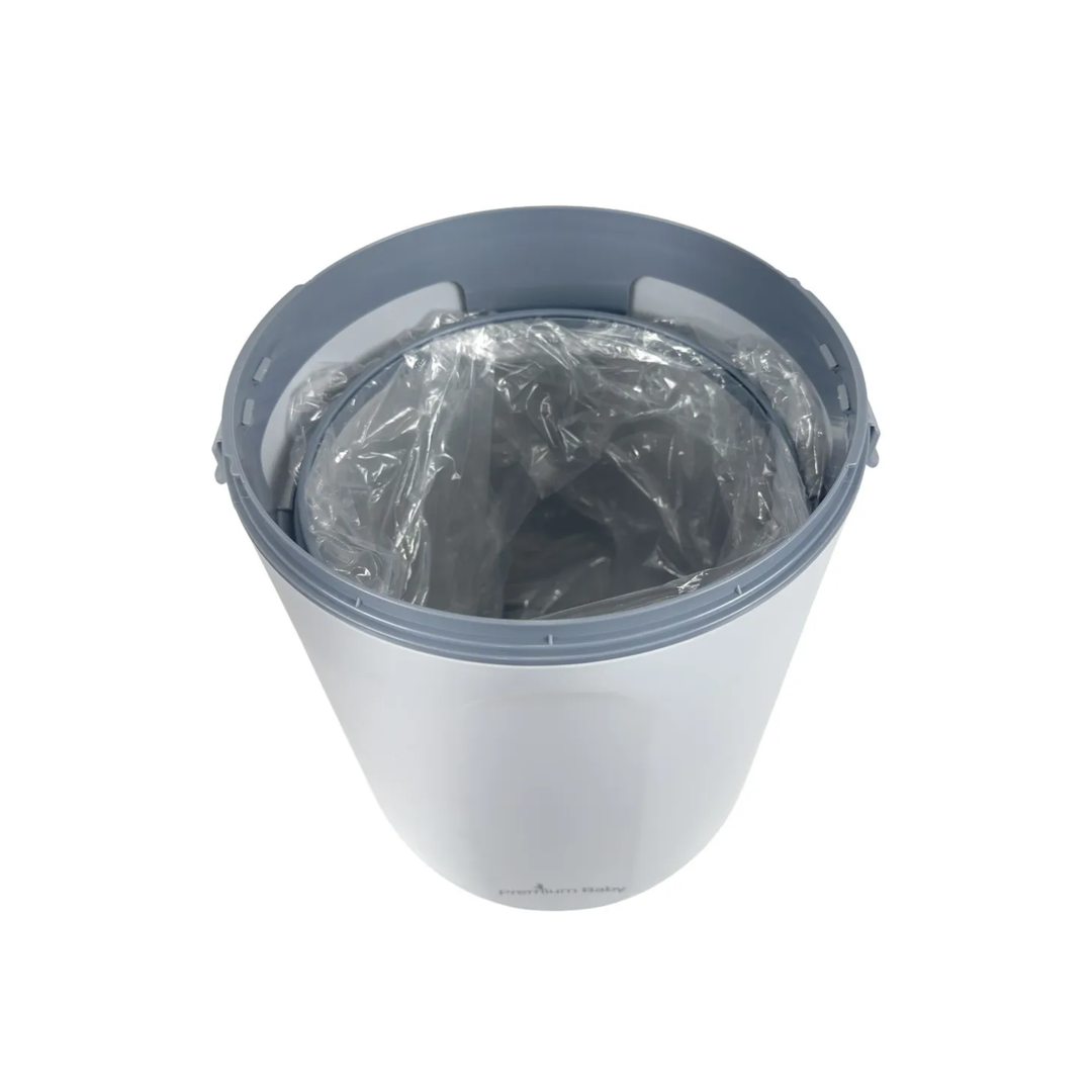Contenedor de Pañales Anti Olores Premium Baby Gris