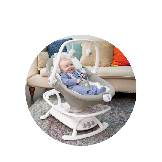 Silla Mecedora bebé Sansa 2 en 1 Cosmo Tan Joie