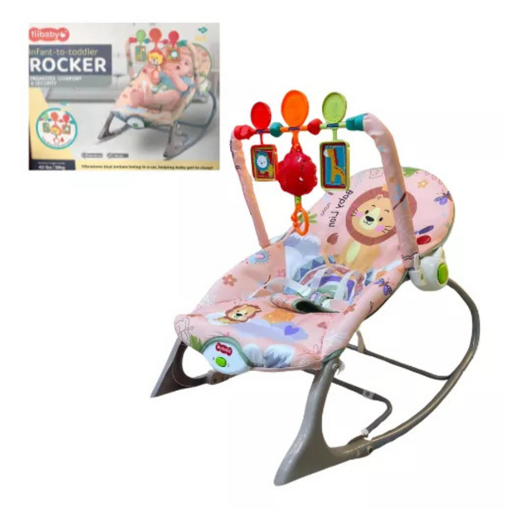 Silla Mecedora Rocker Leon Café Ibaby