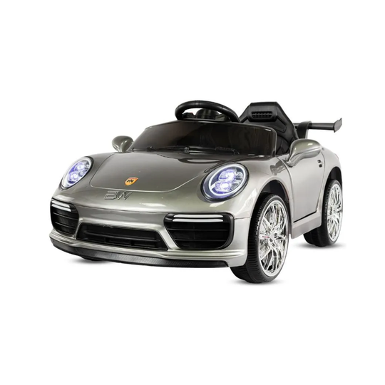 Automóvil Eléctrico 718 Cayman Silver Metalizado 6V