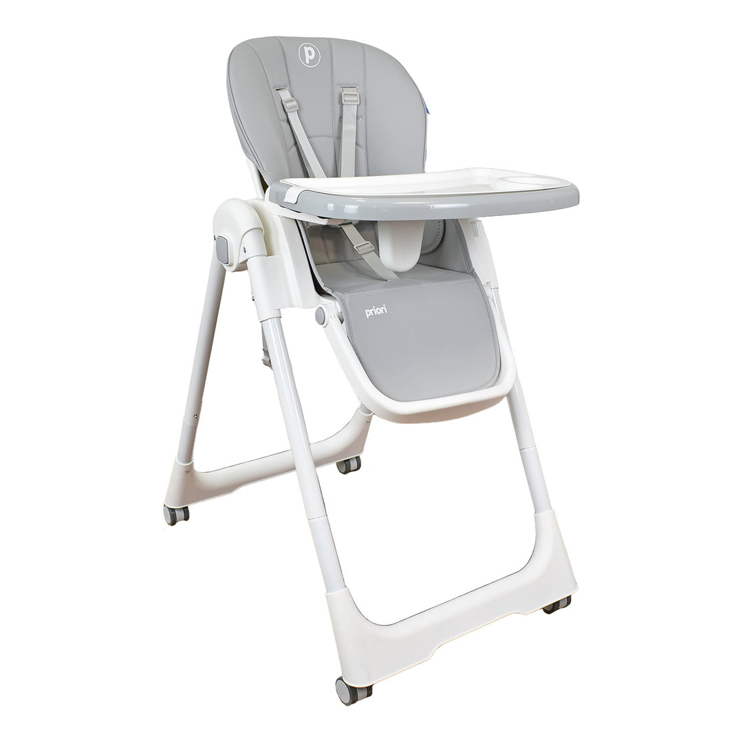 Silla Comedor Bebé Múltiples Posiciones Galaxy Priori Gris Claro