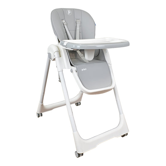 Silla Comedor Bebé Múltiples Posiciones Galaxy Priori Gris Claro