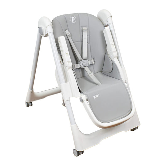 Silla Comedor Bebé Múltiples Posiciones Galaxy Priori Gris Claro