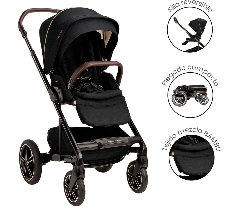 Coche Stroller Mixx Next Riveted Nuna Caviar