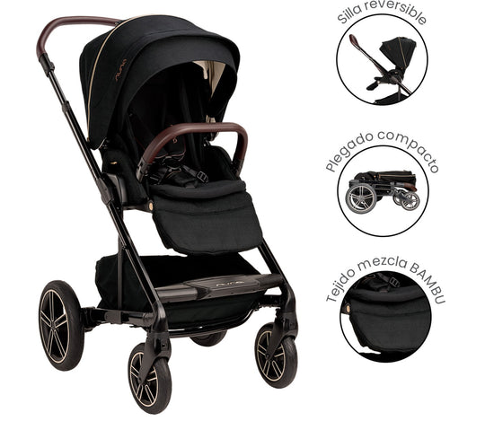 Coche Stroller Mixx Next Riveted Nuna Caviar