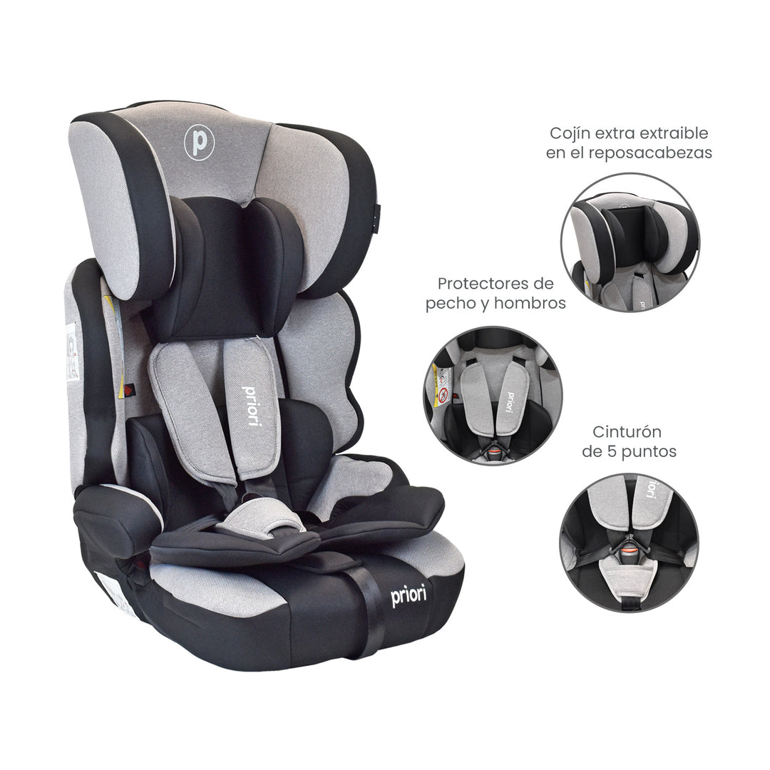 Silla Carro Bebe Priori Thunder Gris