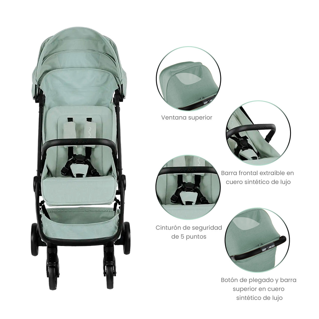 Coche Bebe Nuna TRLV Seafoam