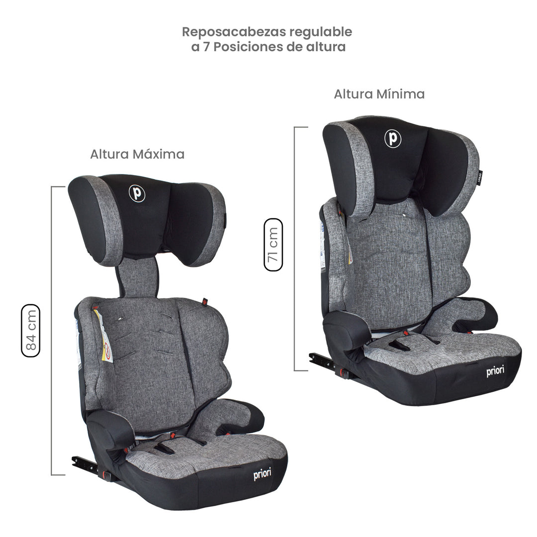 Silla de Carro Bebe Priori Thunder Con Isofix