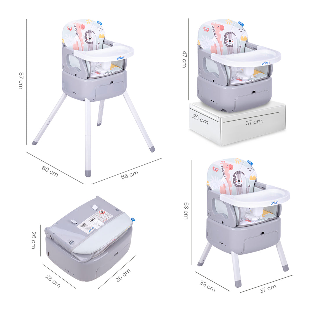 Silla Comedor Bebé 3 en1 Bony Priori