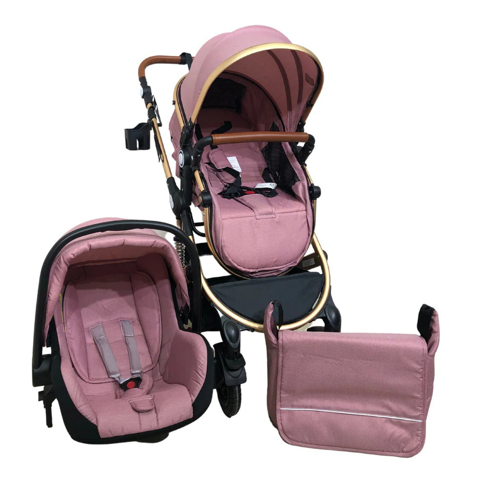 Coche Para Bebé Moises Bunny 3 en 1 Maxibaby Rosa