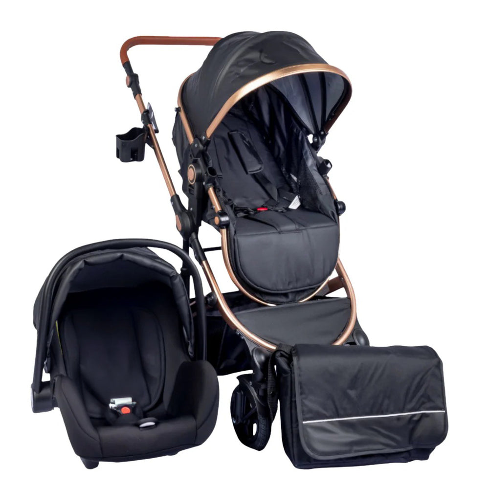 Coche Para Bebé Moises Bunny 3 en 1 Maxibaby Negro