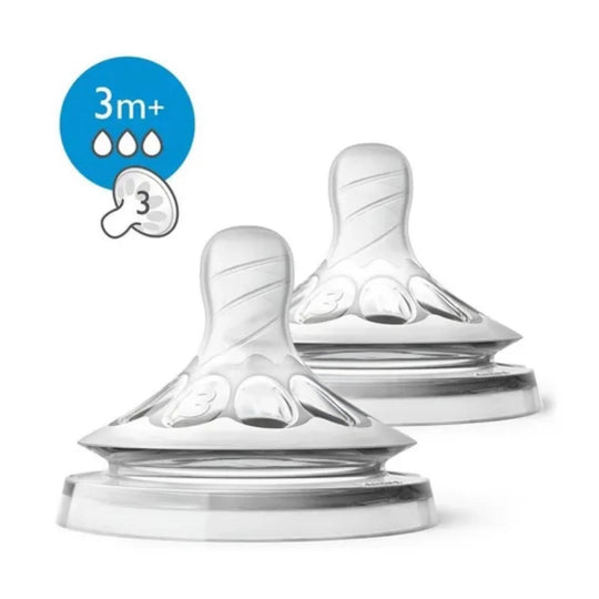Tetina Natural 2.0 Flujo Medio 3M+ Avent