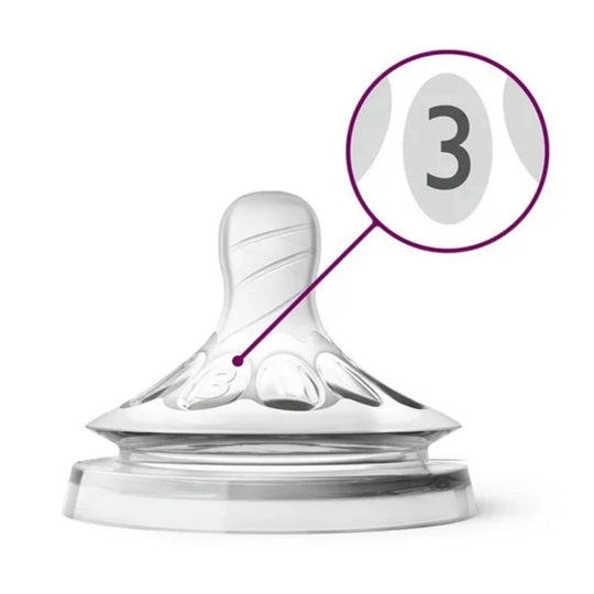 Tetina Natural 2.0 Flujo Medio 3M+ Avent