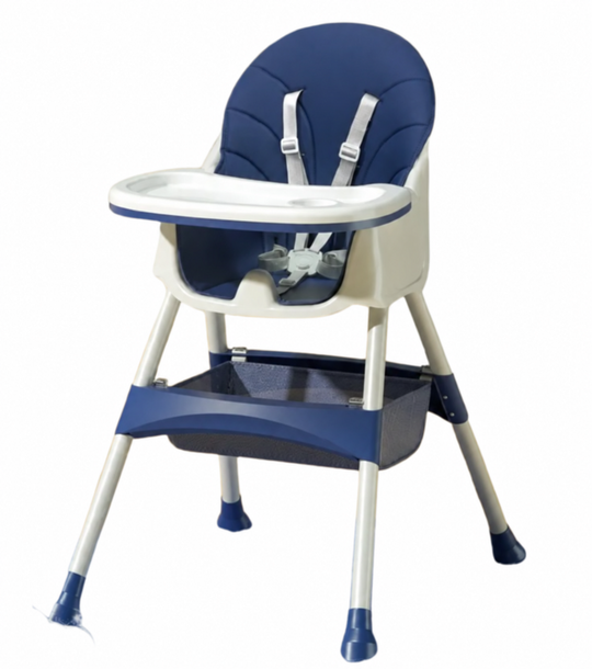 Silla Comedor 3 en 1 Rio Baby Cuchi Azul
