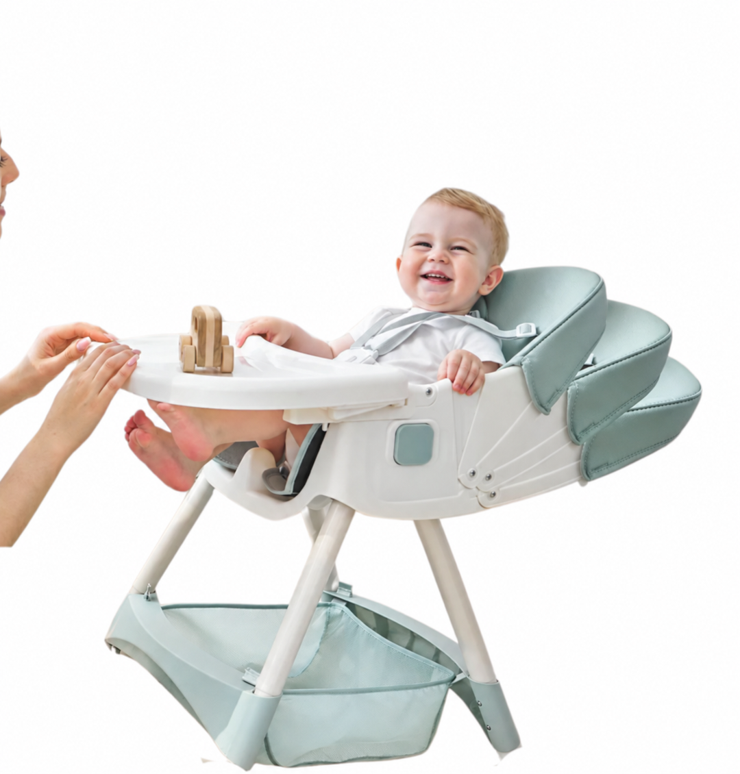 Silla Comedor 3 en 1 Rio Baby Cuchi Azul