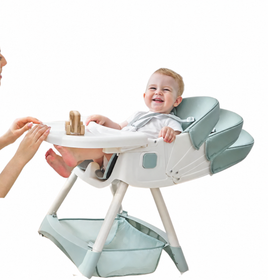 Silla Comedor 3 en 1 Rio Baby Cuchi Azul