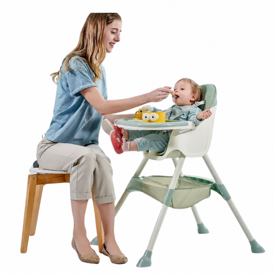 Silla Comedor 3 en 1 Rio Baby Cuchi Azul