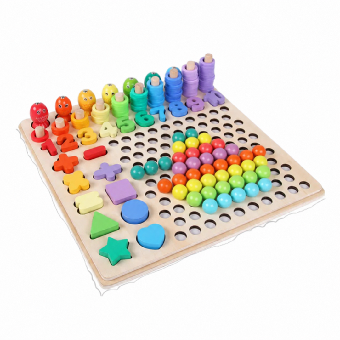 Tablero Montessori En Madera