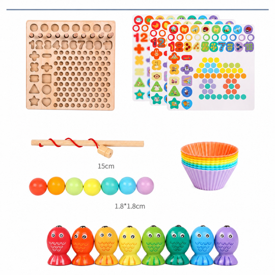 Tablero Montessori En Madera