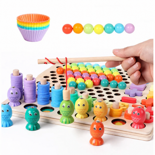 Tablero Montessori En Madera