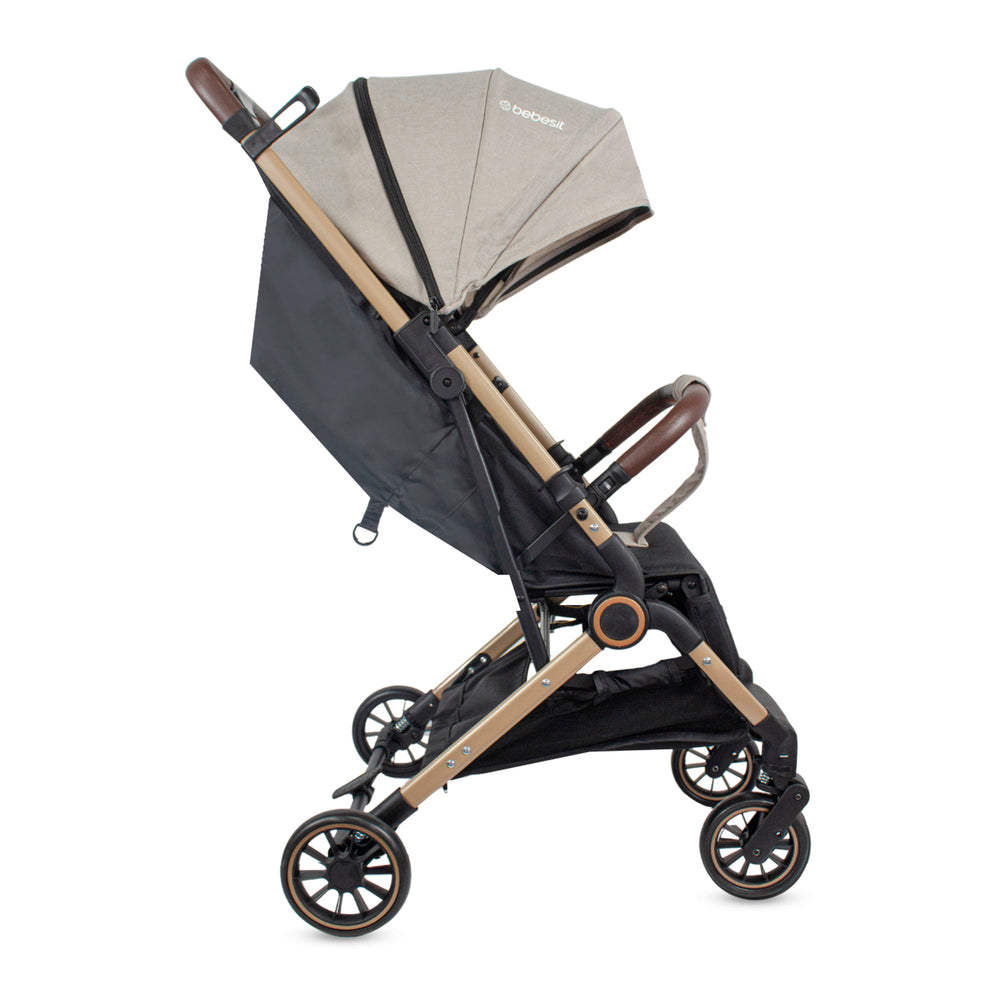 Coche Para Bebe Compacto Micro Bebesit Beige