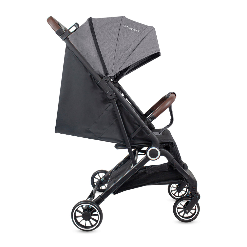 Coche Para Bebe Compacto Micro Bebesit Gris